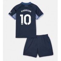 Tottenham Hotspur James Maddison #10 Gostujuci Dres za djecu 2023-24 Kratak Rukav (+ Kratke hlače)